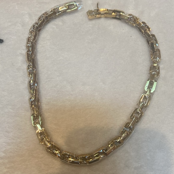 EDDIE BORGO NEW IN PLASTIC 17” Chain Necklace With Bag - Picture 4 of 9